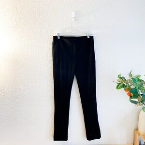 🦋 VINCE CAMUTO Black Ponte Knit Work Pants Business Casual Trousers 0 Comfy